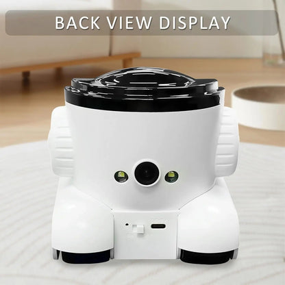 Wags & Whiskers Pet Supply Vessel Tech RoamView Smart Pet Camera back view with display and ports