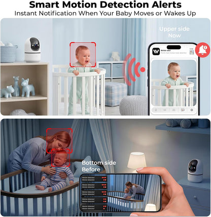 HomeWatch 360 indoor pet and family camera with pan, tilt, and night vision
