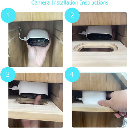 SkyWatch NestView 1080P™ Solar AI Bird House Camera