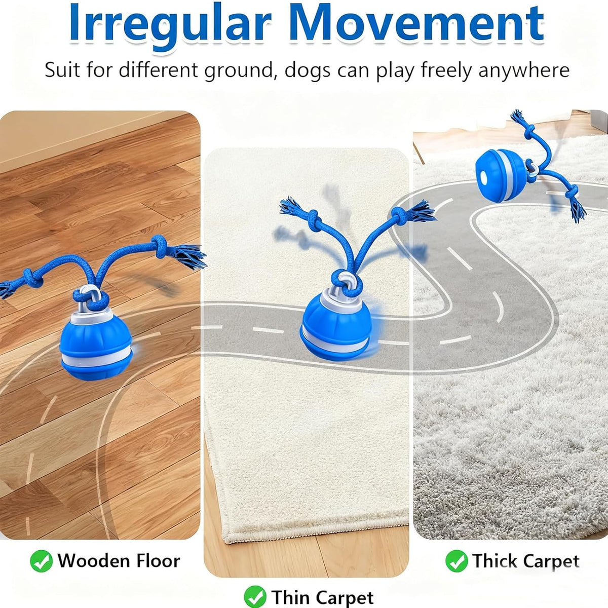 RoboBall™ motion-activated self-rolling dog toy – product image 4