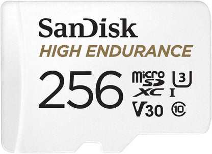 High-endurance microSD card for compatible monitoring cameras