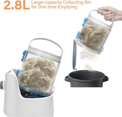 Petpro Grooming Vacuum Kit — Low-Noise Deshedding & Clipper Set for Dogs & Cats
