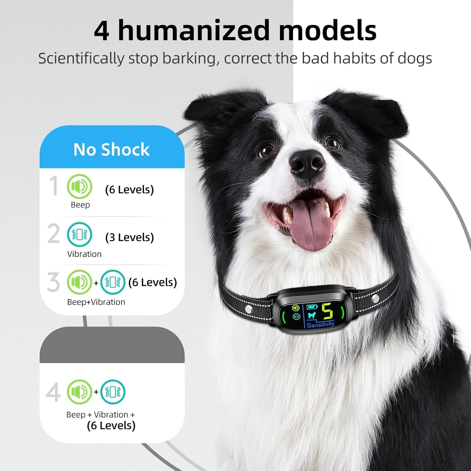 Vessel Tech Bark Training Collar in black alternate view 3