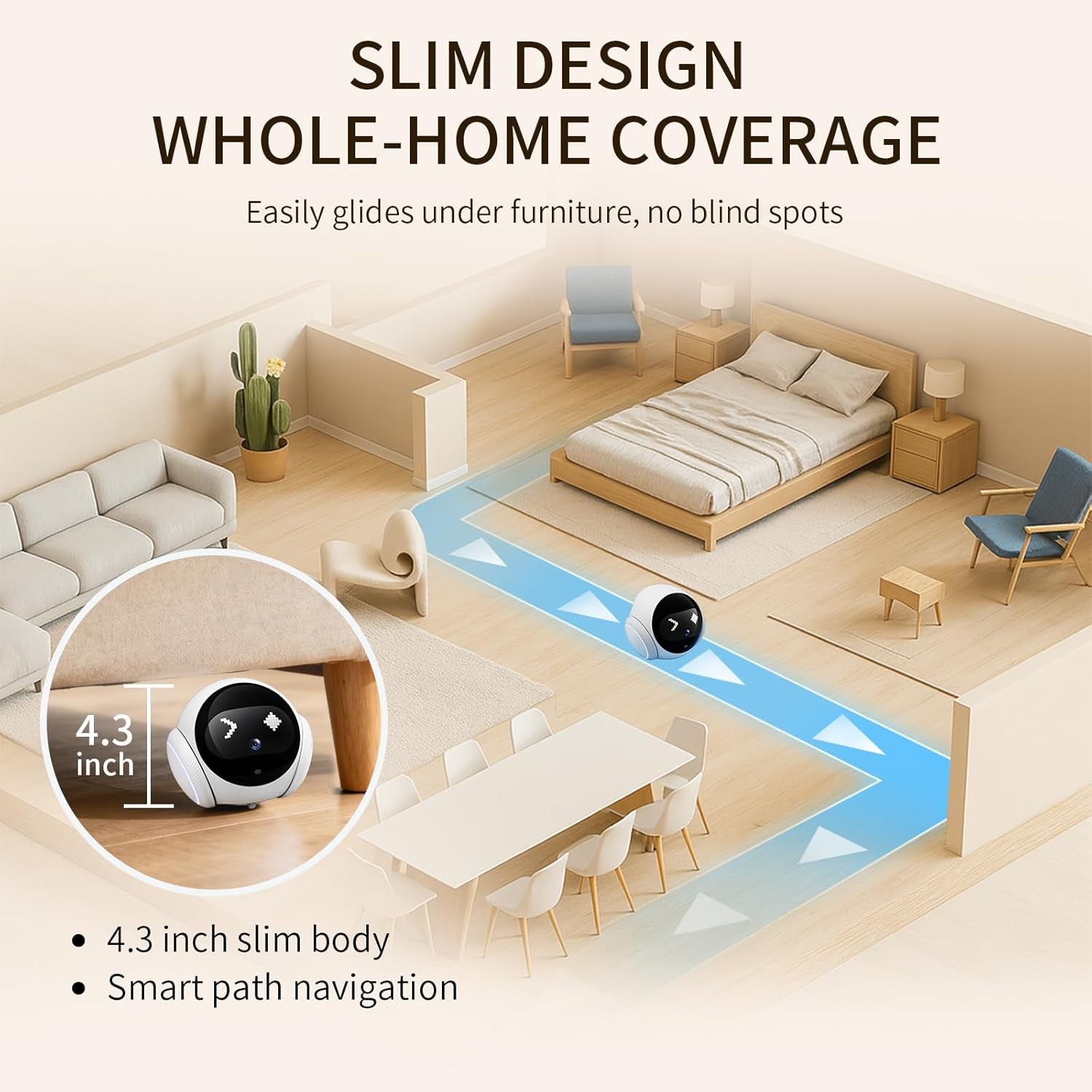 Robowatch Pro remote interactive play session between owner and cat via the app