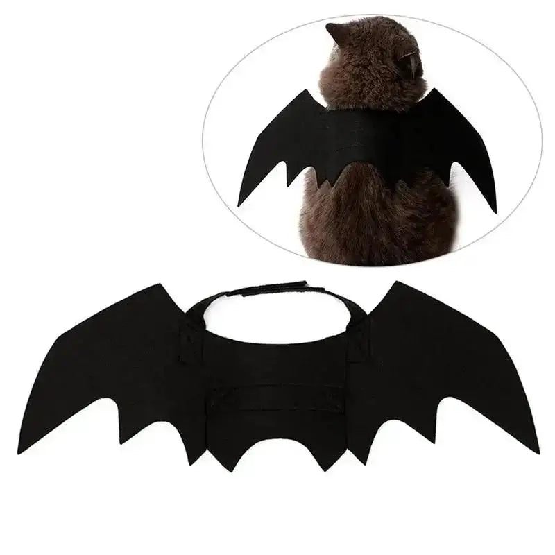Cat bat wings costume detail
