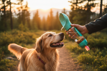 Vessel Tech 4-in-1 Portable Pet Travel Water Bottle & Feeding Suite