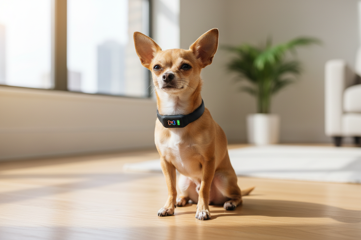 Vessel Tech Bark Training Collar nylon in silver alternate view 7