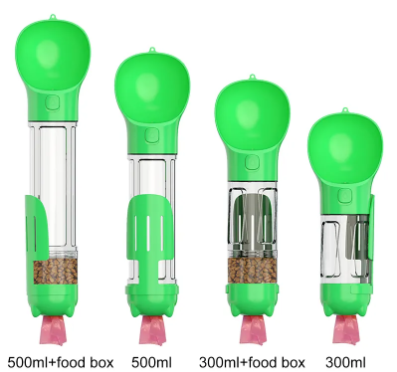Vessel Tech 4-in-1 Portable Pet Travel Water Bottle & Feeding Suite