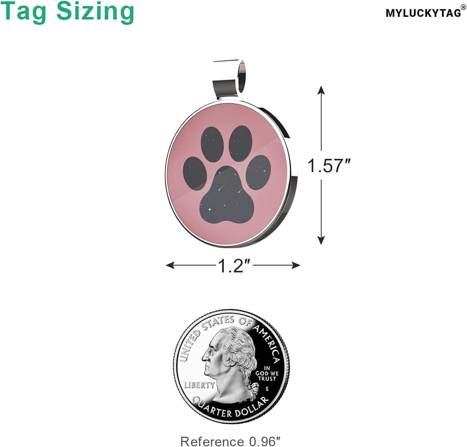 Keep Your Furry Friend Safe with Our Personalized QR Code Pet ID Tag - Instant Location Alerts for Dogs & Cats