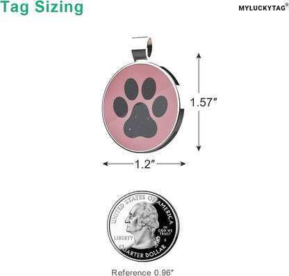 Keep Your Furry Friend Safe with Our Personalized QR Code Pet ID Tag - Instant Location Alerts for Dogs & Cats