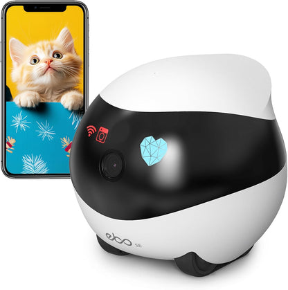 Vessel Tech Robowatch Flagship Camera Robot - front view of white home patrol robot