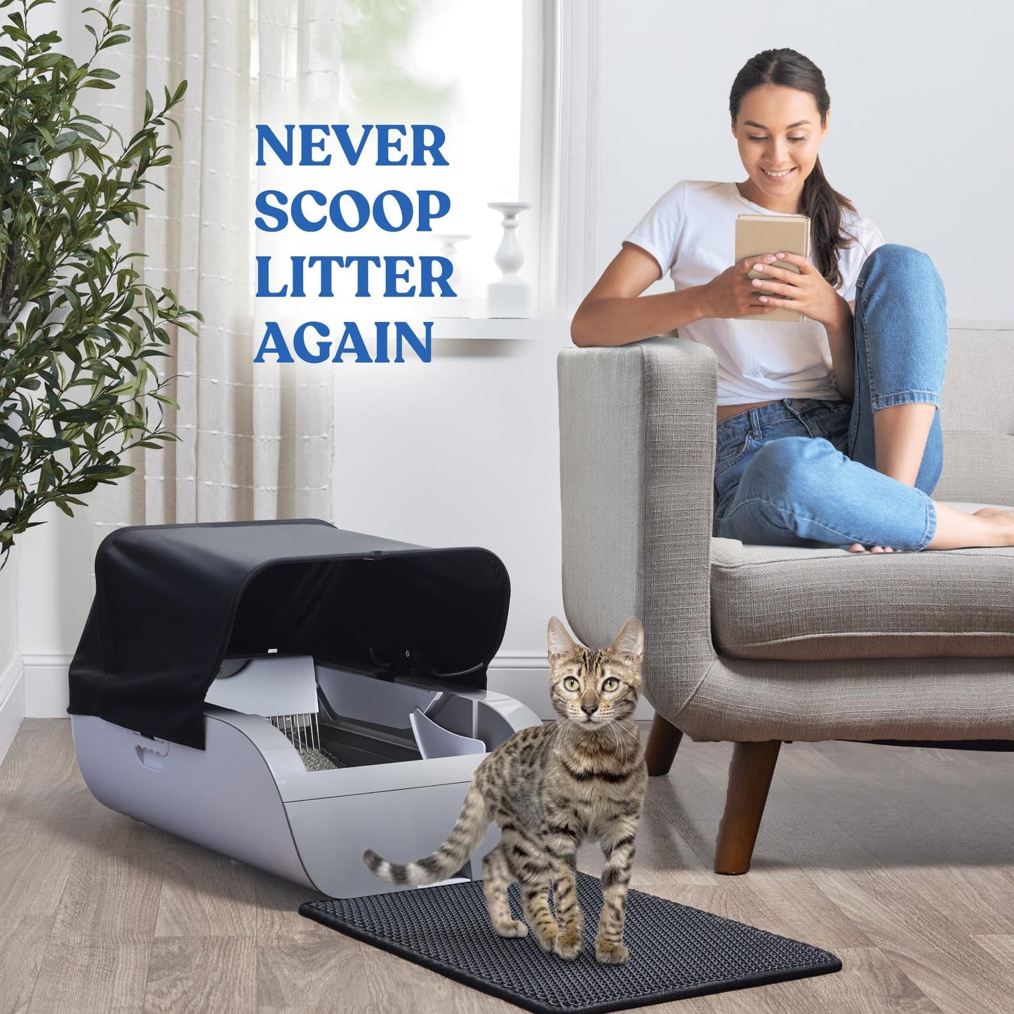 Vessel Tech Horizon AI Self-Cleaning Smart Litter Box