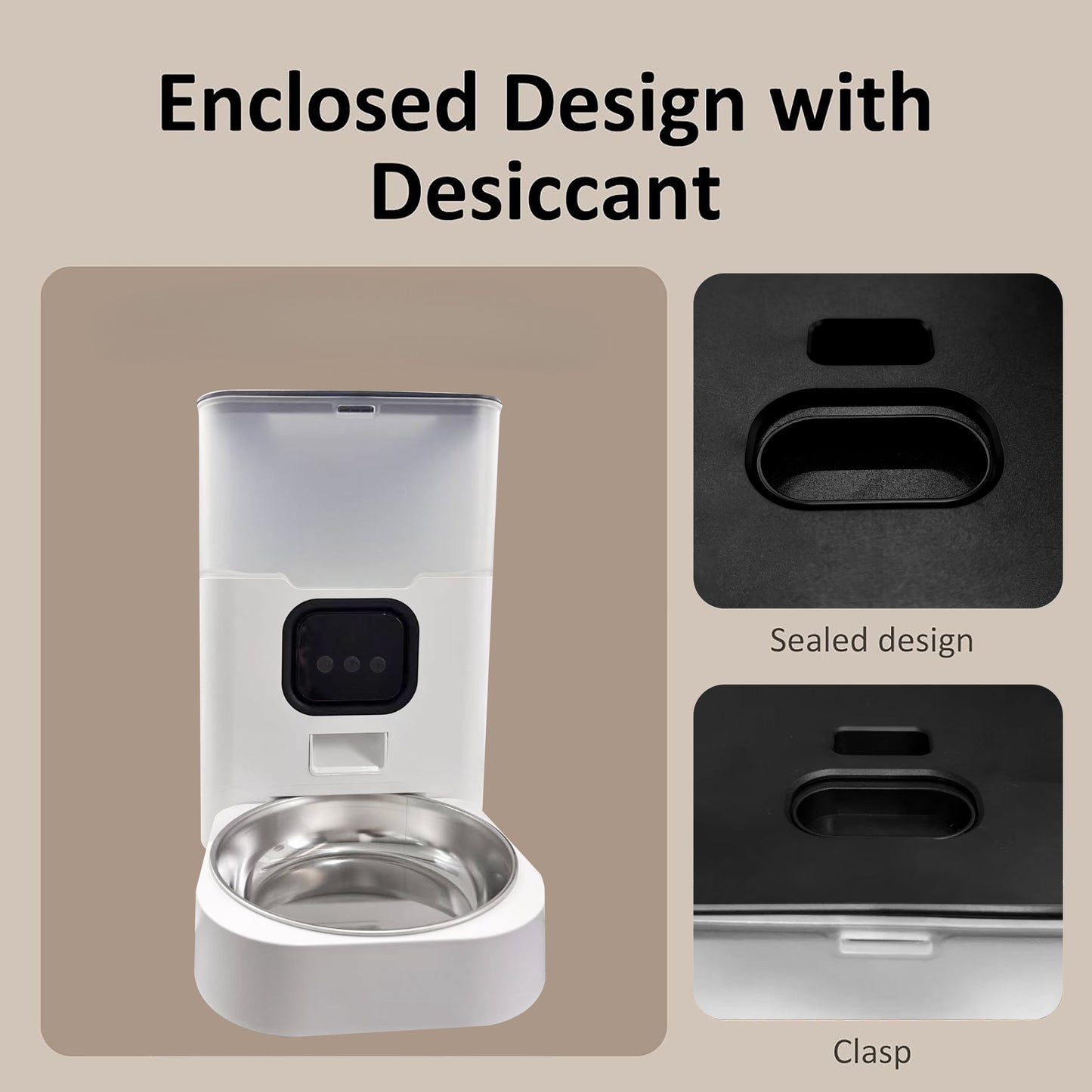 Revolutionize Mealtime with the 4L Smart Automatic Cat Feeder – WiFi Enabled & Programmable for Happy, Healthy Pets!