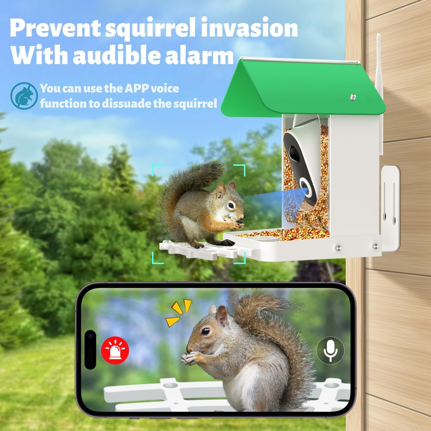 Vessel Tech Birdview™ Smart Bird Feeder Camera — AI Identifies 8,000+ Species