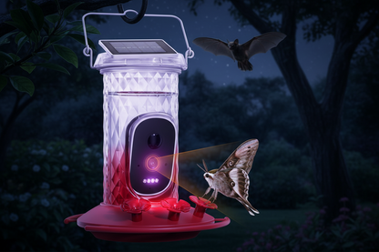 SkyWatch Hummingbird 2.5K™ Solar AI Camera Feeder
