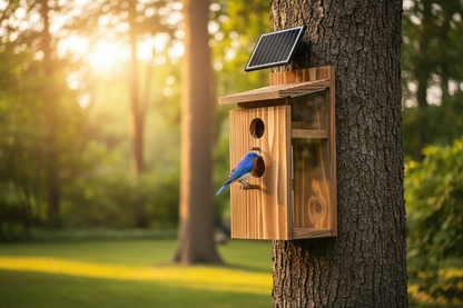 SkyWatch NestView Pro™ 2K Solar AI Bird House Camera