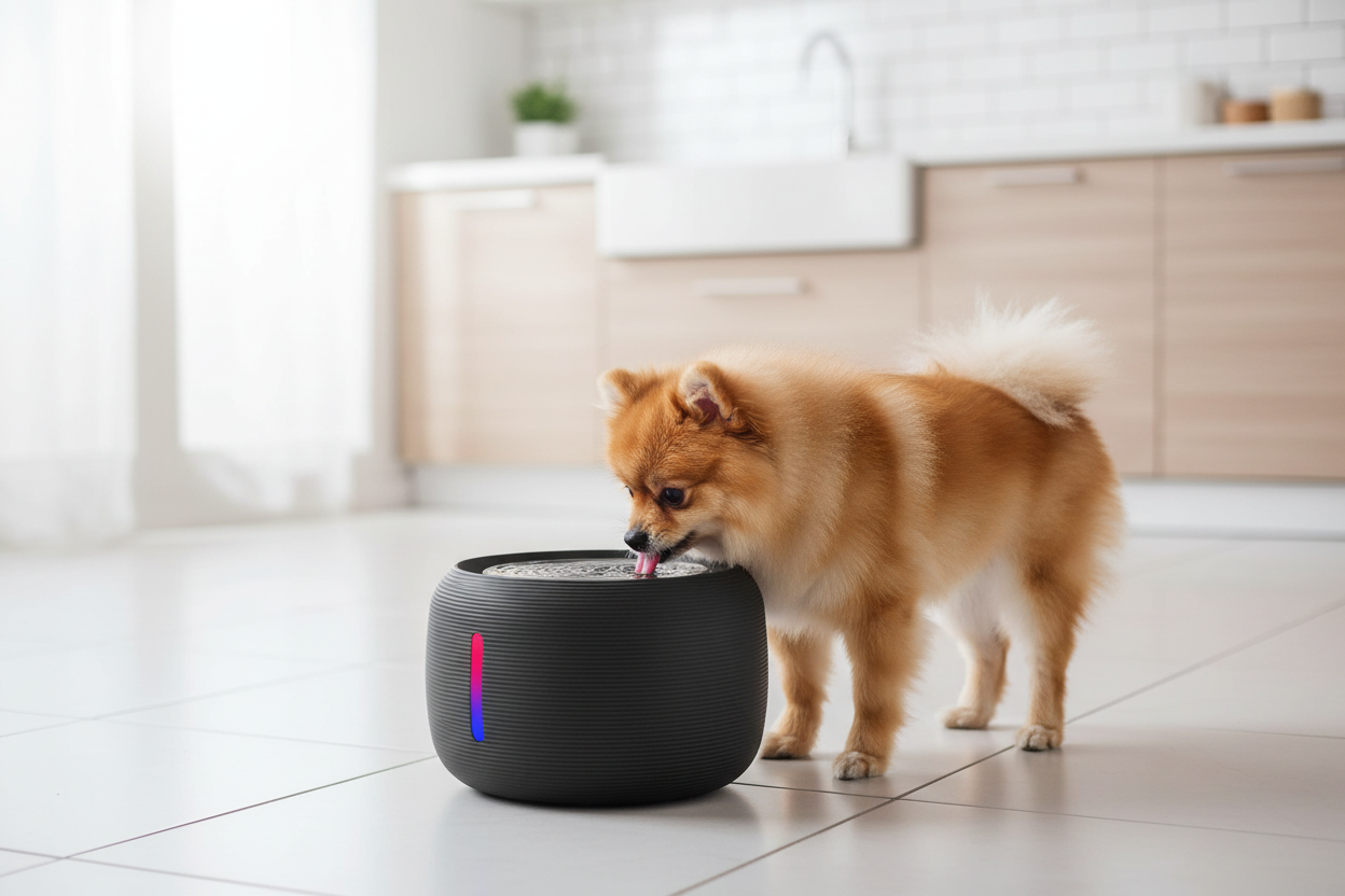 Vessel Tech Pet Water Fountain – Plastic Black