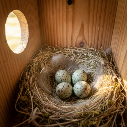 SkyWatch NestView Pro™ 2K Solar AI Bird House Camera
