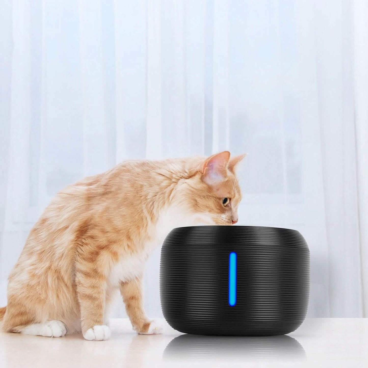 Vessel Tech Pet Water Fountain – Plastic Black