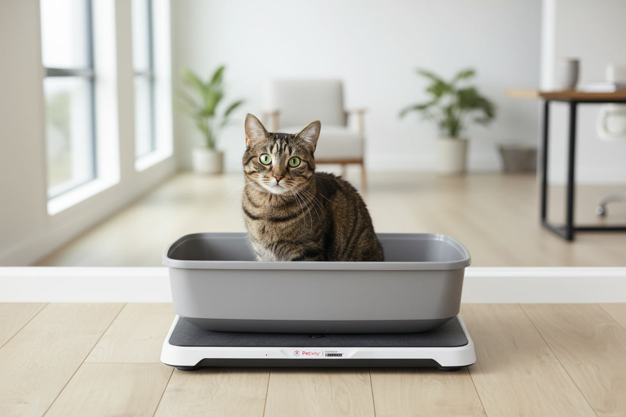 Vessel Tech AI Smart Litter Box Monitor – Cat Health Tracking