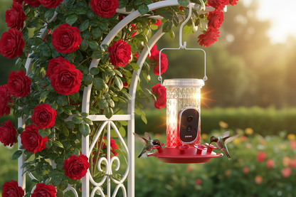 SkyWatch Hummingbird 2.5K™ Solar AI Camera Feeder